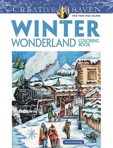 Creative Haven Winter Wonderland Coloring Book