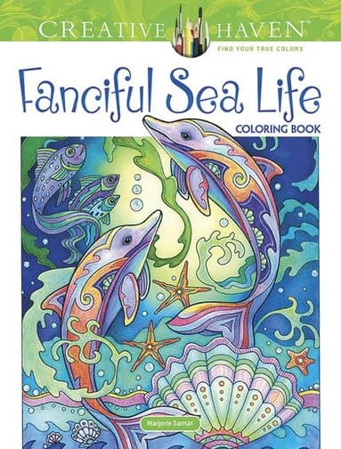 Creative Haven Fanciful Sea Life Coloring Book