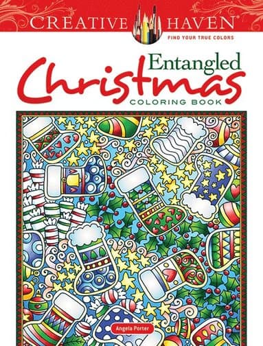 Creative Haven Entangled Christmas Coloring Book