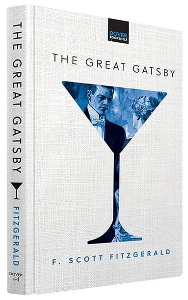 Omslag till boken Great Gatsby av F. Scott Fitzgerald