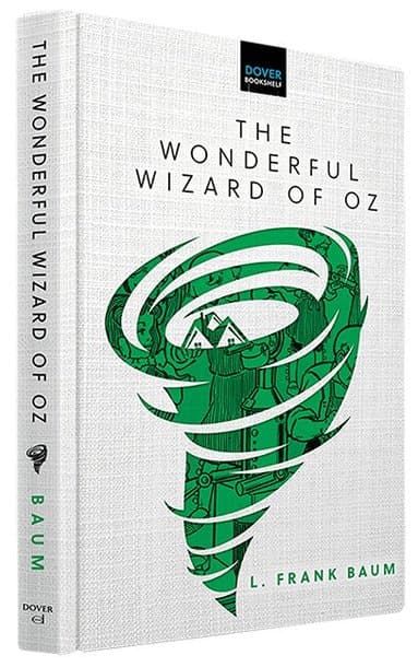 Omslag till boken Wonderful Wizard of Oz av L. Frank Baum
