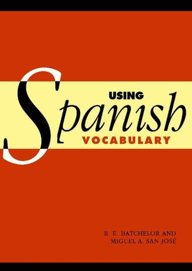 Using Spanish Vocabulary