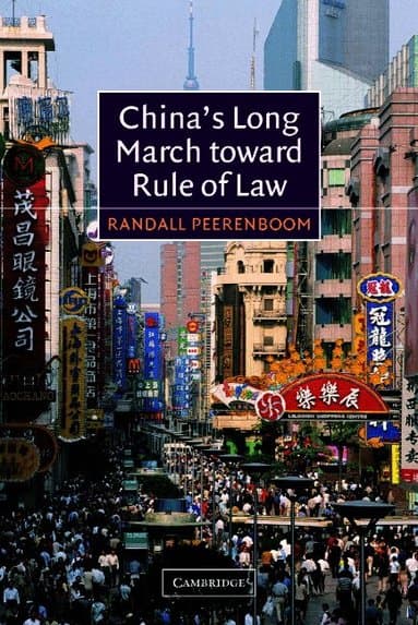 China's Long March toward Rule of Law