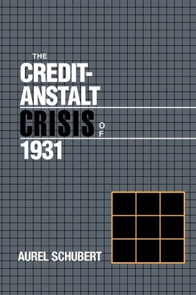 The Credit-Anstalt Crisis of 1931