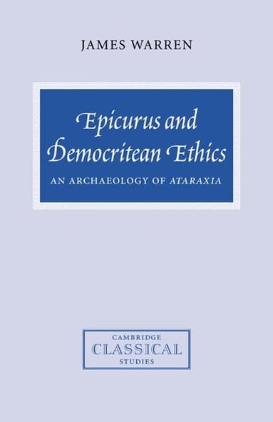 Epicurus and Democritean Ethics