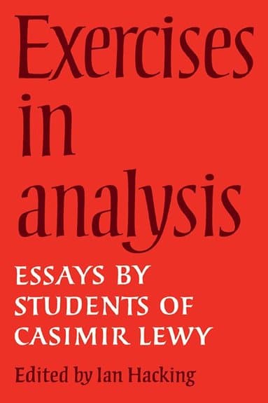Exercises in Analysis