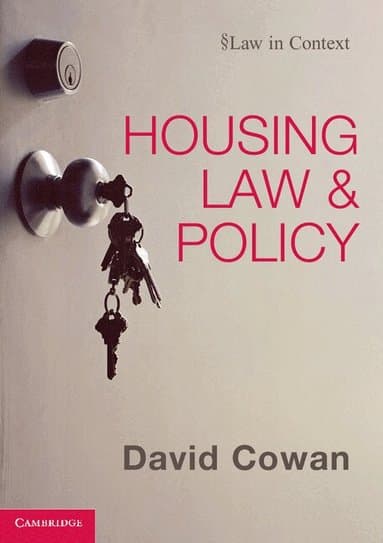 Housing Law and Policy