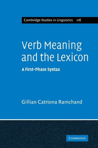 Verb Meaning and the Lexicon