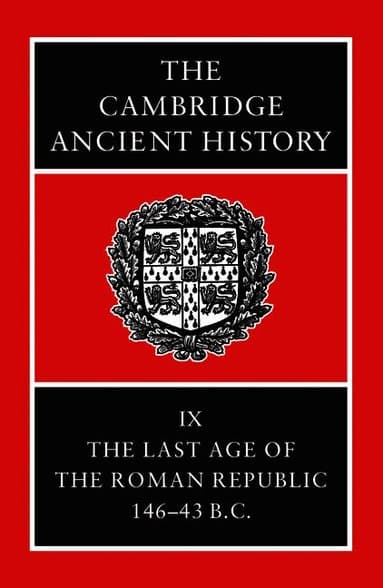 The Cambridge Ancient History