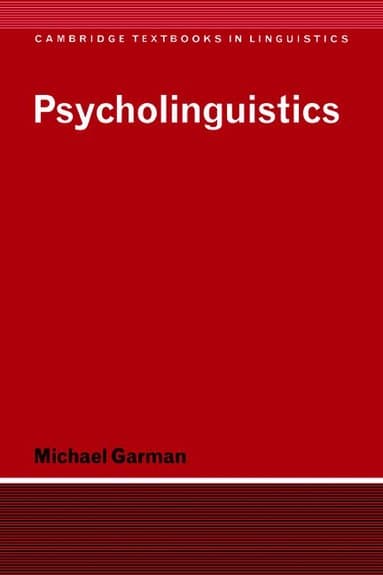 Psycholinguistics
