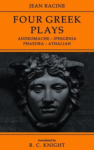 Jean Racine: Four Greek Plays