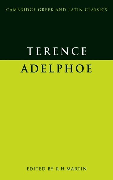 Terence: Adelphoe