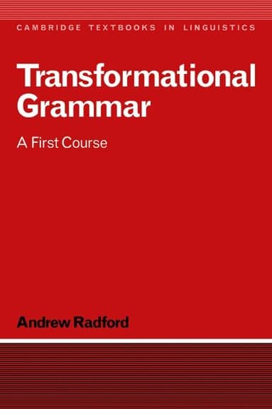 Transformational Grammar