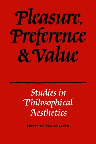 Pleasure, Preference and Value