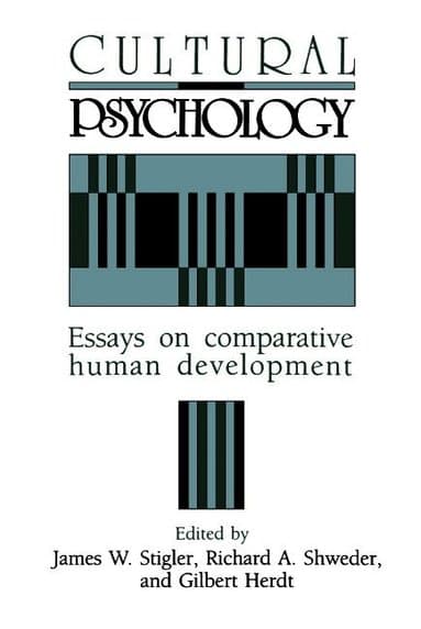 Cultural Psychology