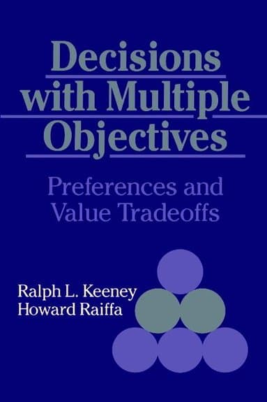 Decisions with Multiple Objectives