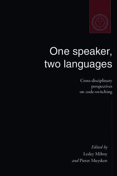 One Speaker, Two Languages