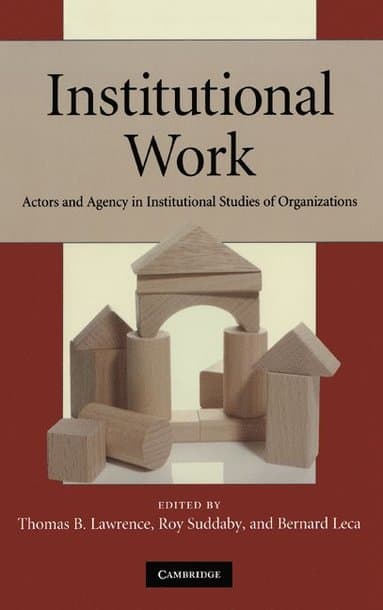 Institutional Work