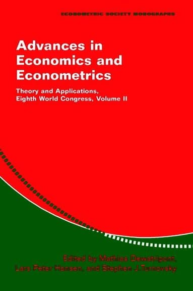 Advances in Economics and Econometrics