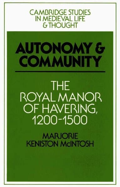 Autonomy and Community