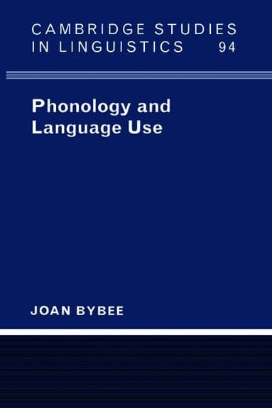 Phonology and Language Use