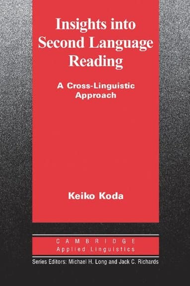Insights into Second Language Reading