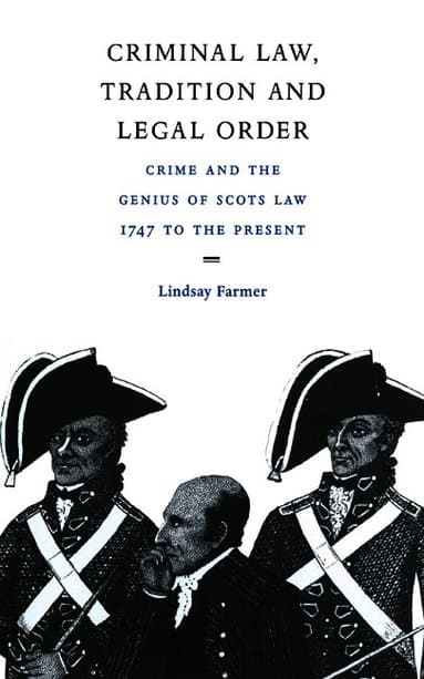Criminal Law, Tradition and Legal Order