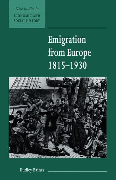 Emigration from Europe 1815-1930