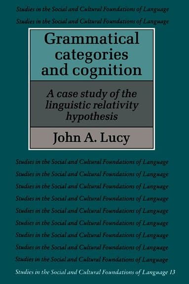 Grammatical Categories and Cognition