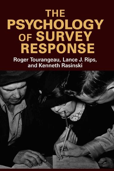 Roger Tourangeau best book