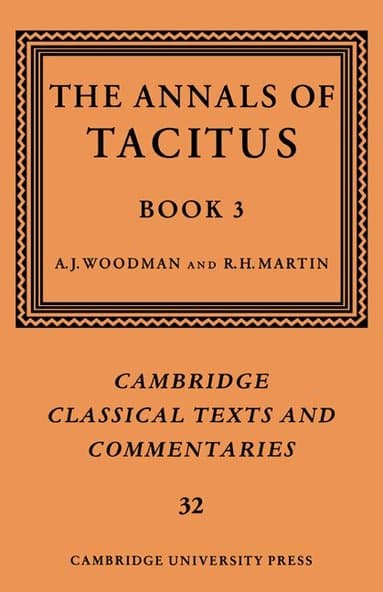 The Annals of Tacitus: Book 3