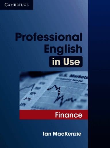 Professional English in Use Finance
