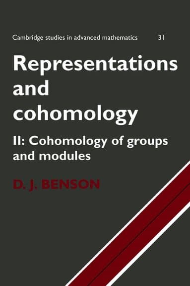 Representations and Cohomology: Volume 2, Cohomology of Groups and Modules