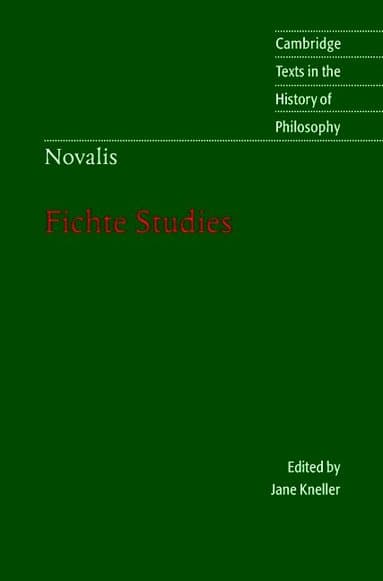 Novalis: Fichte Studies