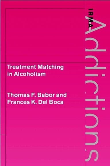 Treatment Matching in Alcoholism