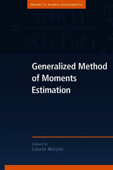 Generalized Method of Moments Estimation
