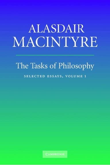 The Tasks of Philosophy: Volume 1