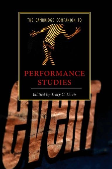 The Cambridge Companion to Performance Studies