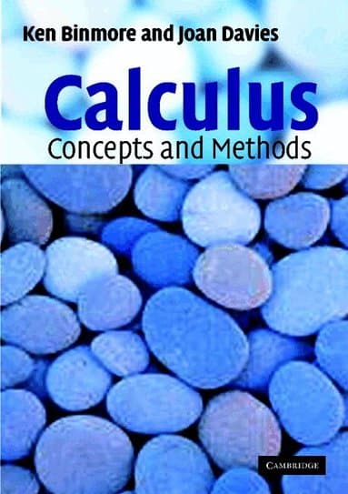 Calculus: Concepts and Methods
