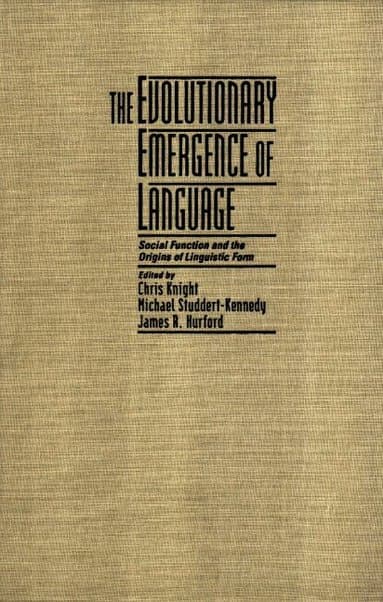 The Evolutionary Emergence of Language