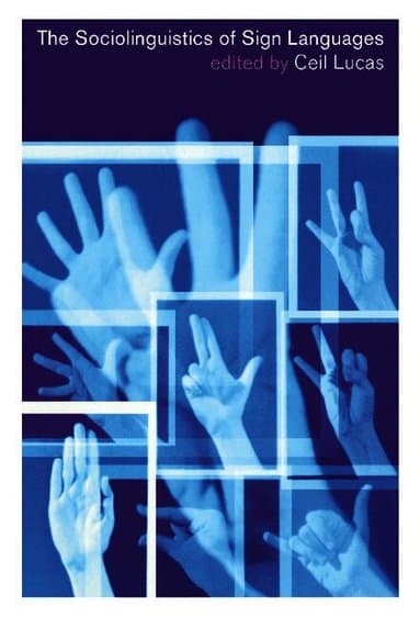 The Sociolinguistics of Sign Languages