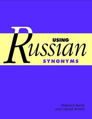 Using Russian Synonyms