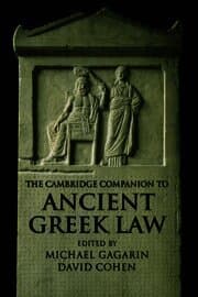 The Cambridge Companion to Ancient Greek Law