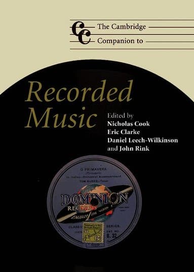 The Cambridge Companion to Recorded Music