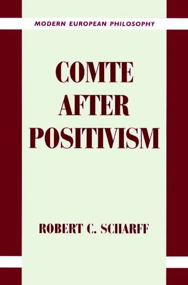 Comte after Positivism