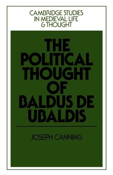The Political Thought of Baldus de Ubaldis