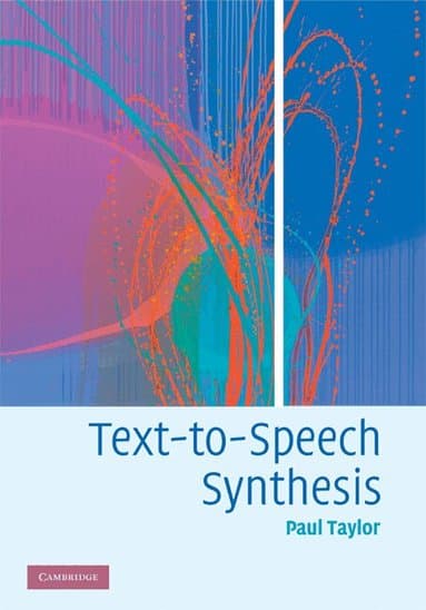 Omslag till boken Text-to-Speech Synthesis av Paul Taylor