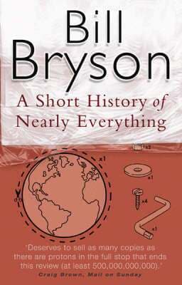 Omslag till boken Short History of Nearly Everything av Bill Bryson