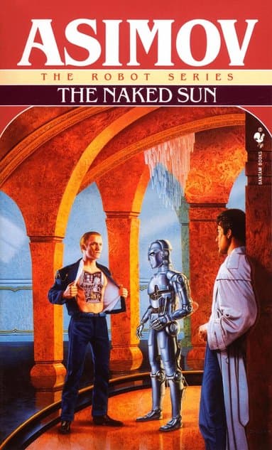 Omslag till boken Naked Sun av Isaac Asimov