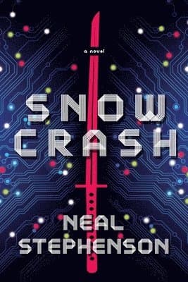 Omslag till boken Snow Crash av Neal Stephenson